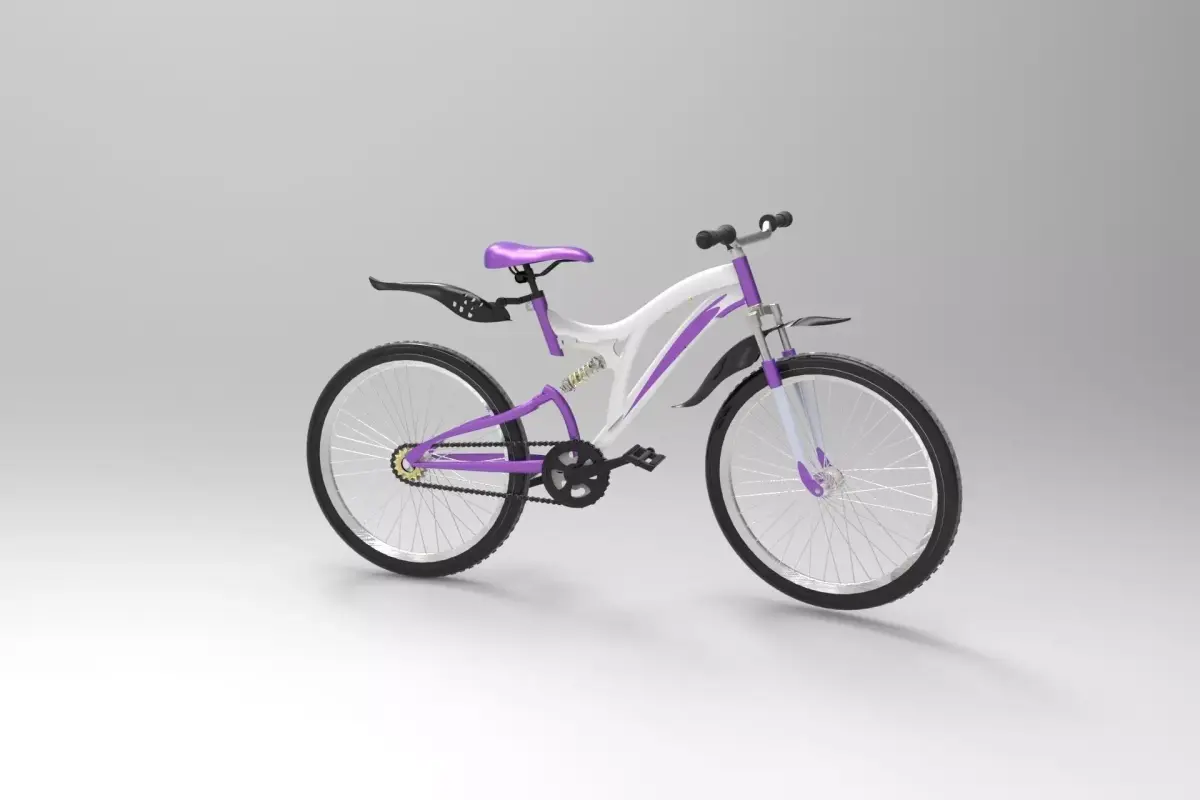 Bicycle 3D model 2
