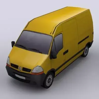 Renault Master Low-poly 3D model