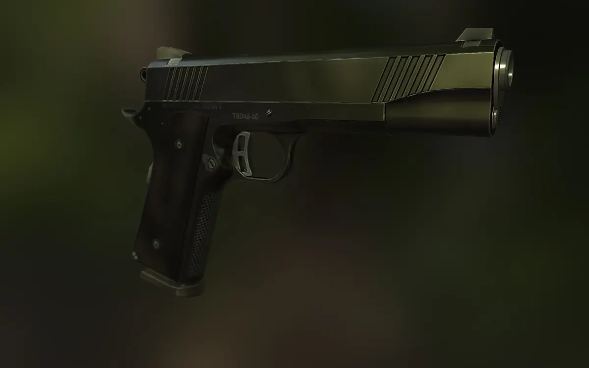 Citadel 1911 9mm Pistol Low-poly 3D model