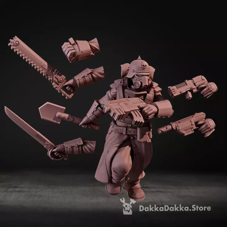 FREE STL 2nd Death Division commander Free 3D print model