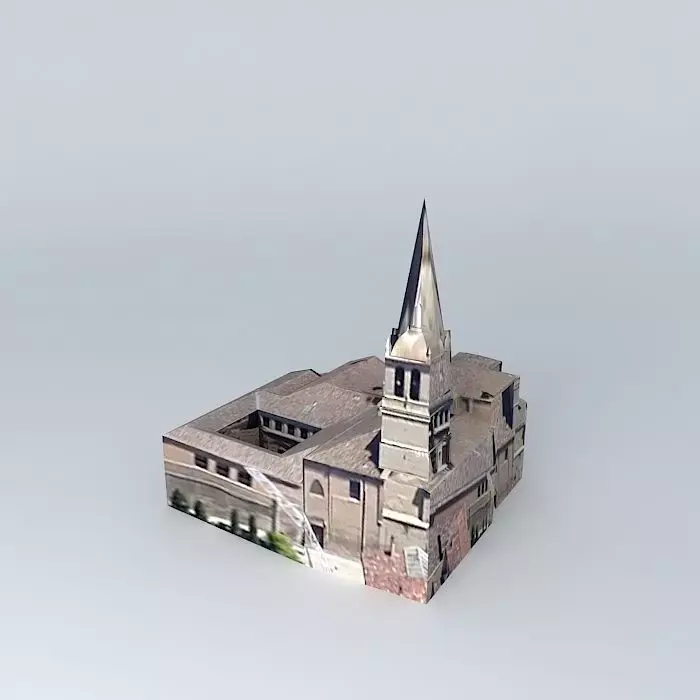 Parroquia Santa María del Palacio Free 3D model