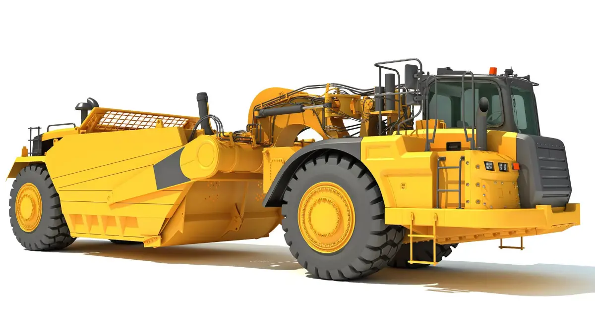 Tractor Scraper 3D model