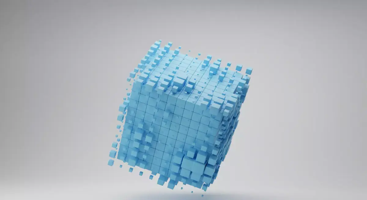 Geometry Nodes Cube 3D model