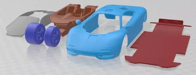 McLaren F1 1994 Printable Car 3D print model