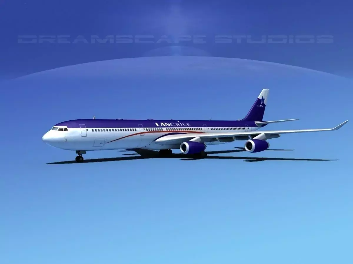 Airbus A340-600 Lan Chile 3D model