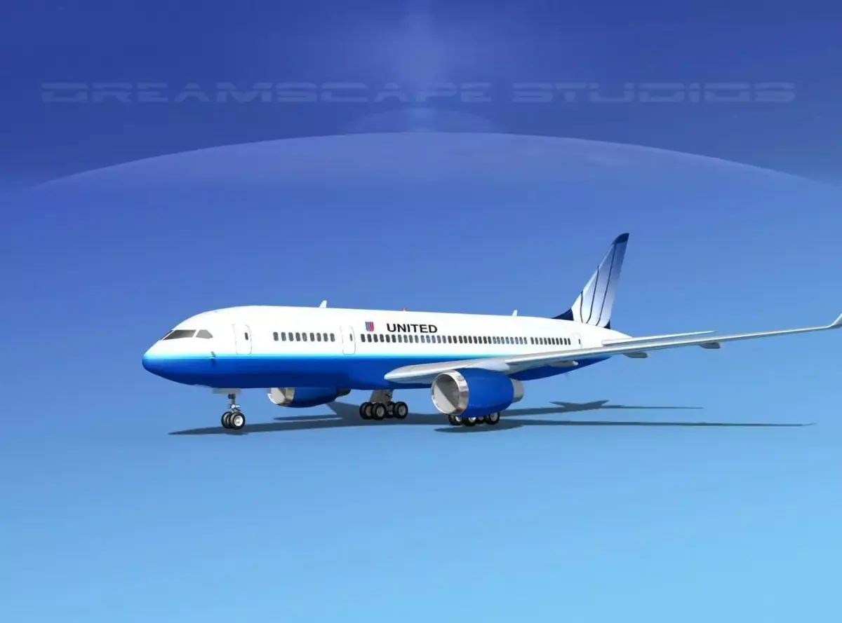 Boeing 787-8 United Airlines 3D model