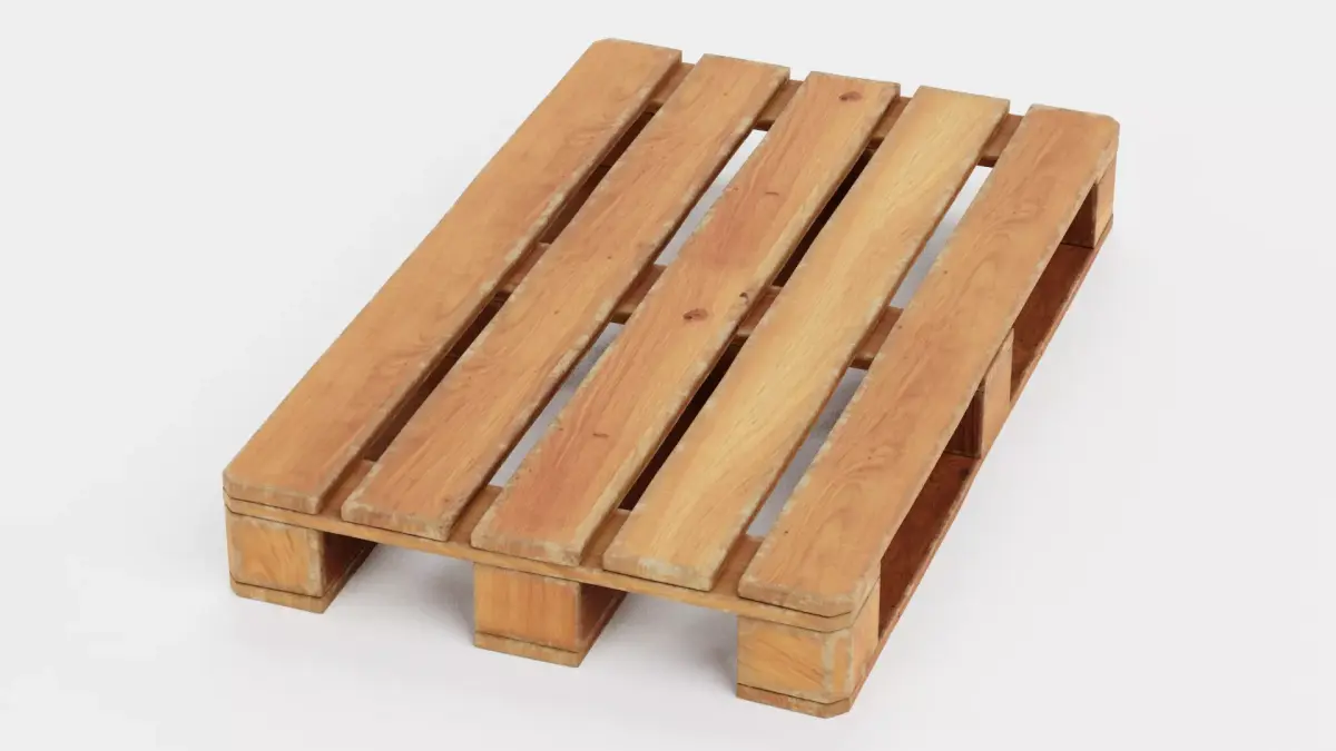 Pallet V1 - Wooden Shipping Platform 3D model