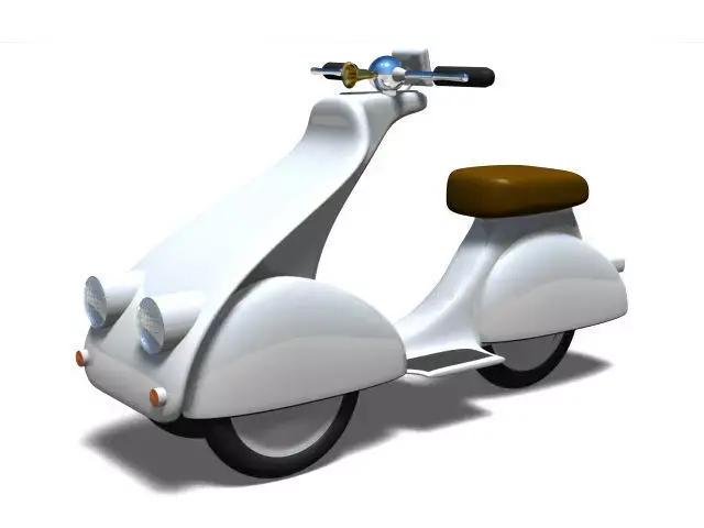 Scooter 3D model 9
