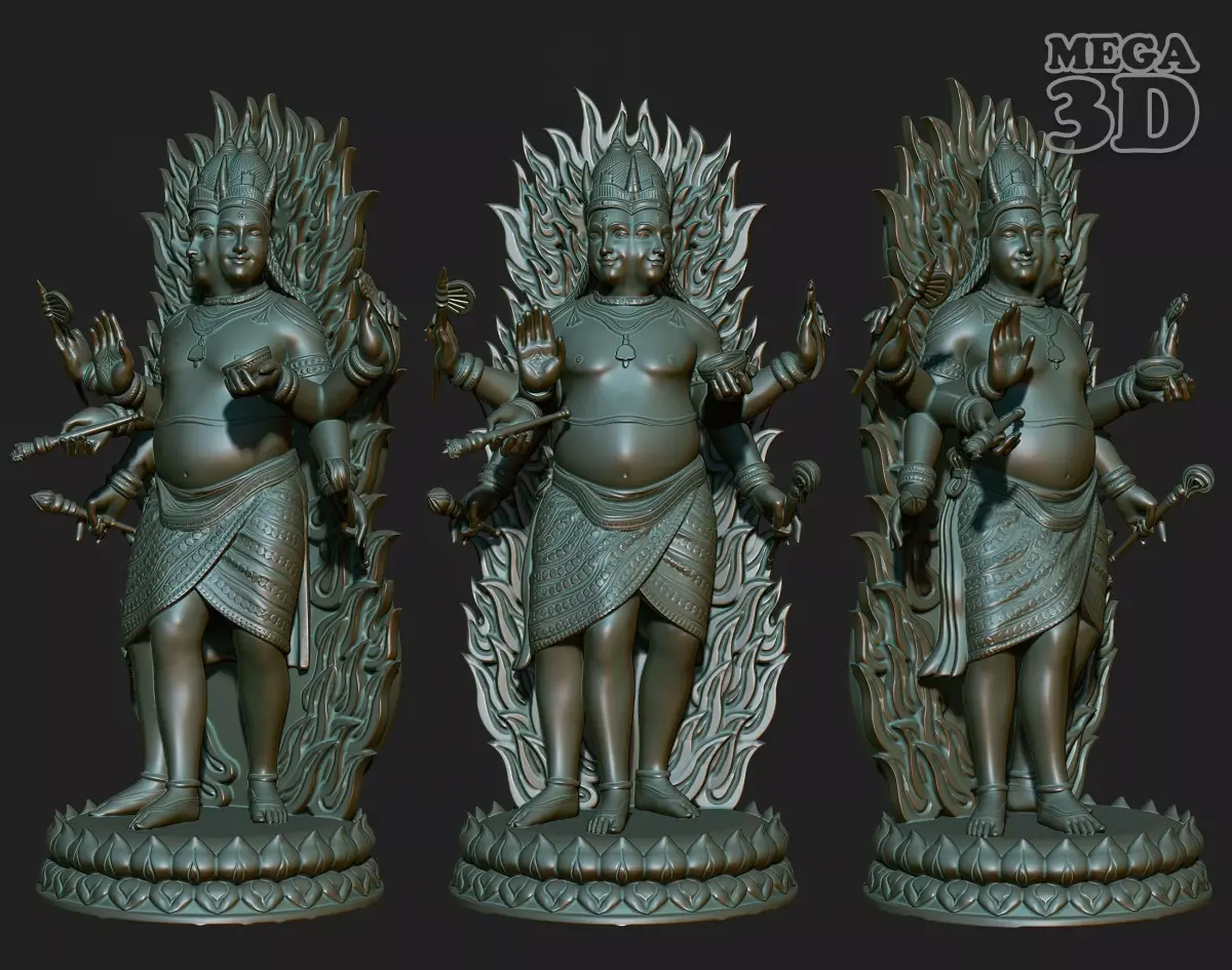 Hindu God Statue 220830 3D print model purchase