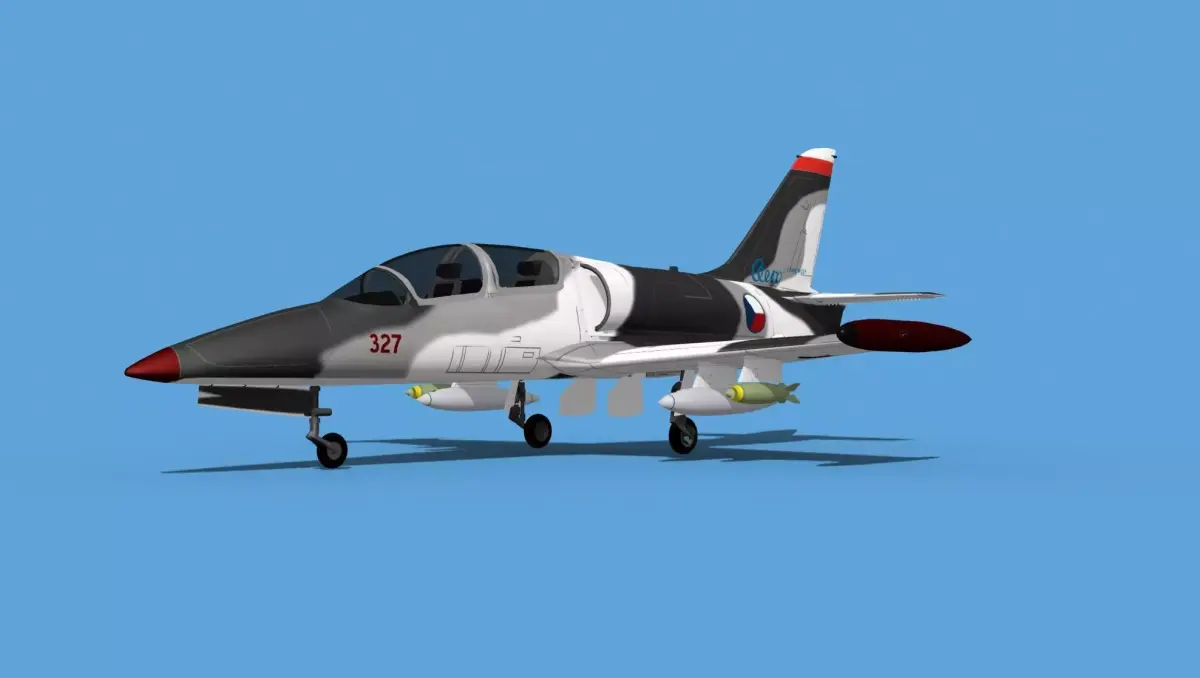 Aero Vodochody L-39C Albatross Cz Rep 01 3D model