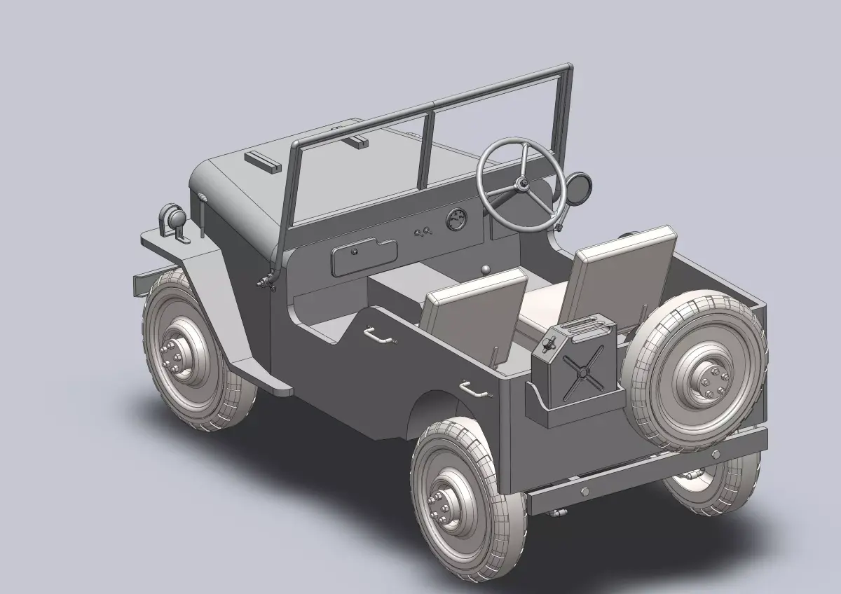 Jeep 1944 Free 3D model