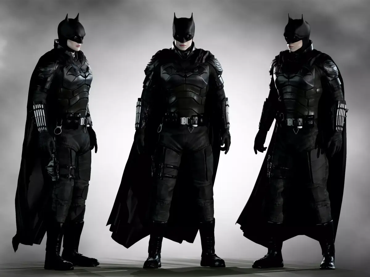 Batman 2022 Low-poly 3D model