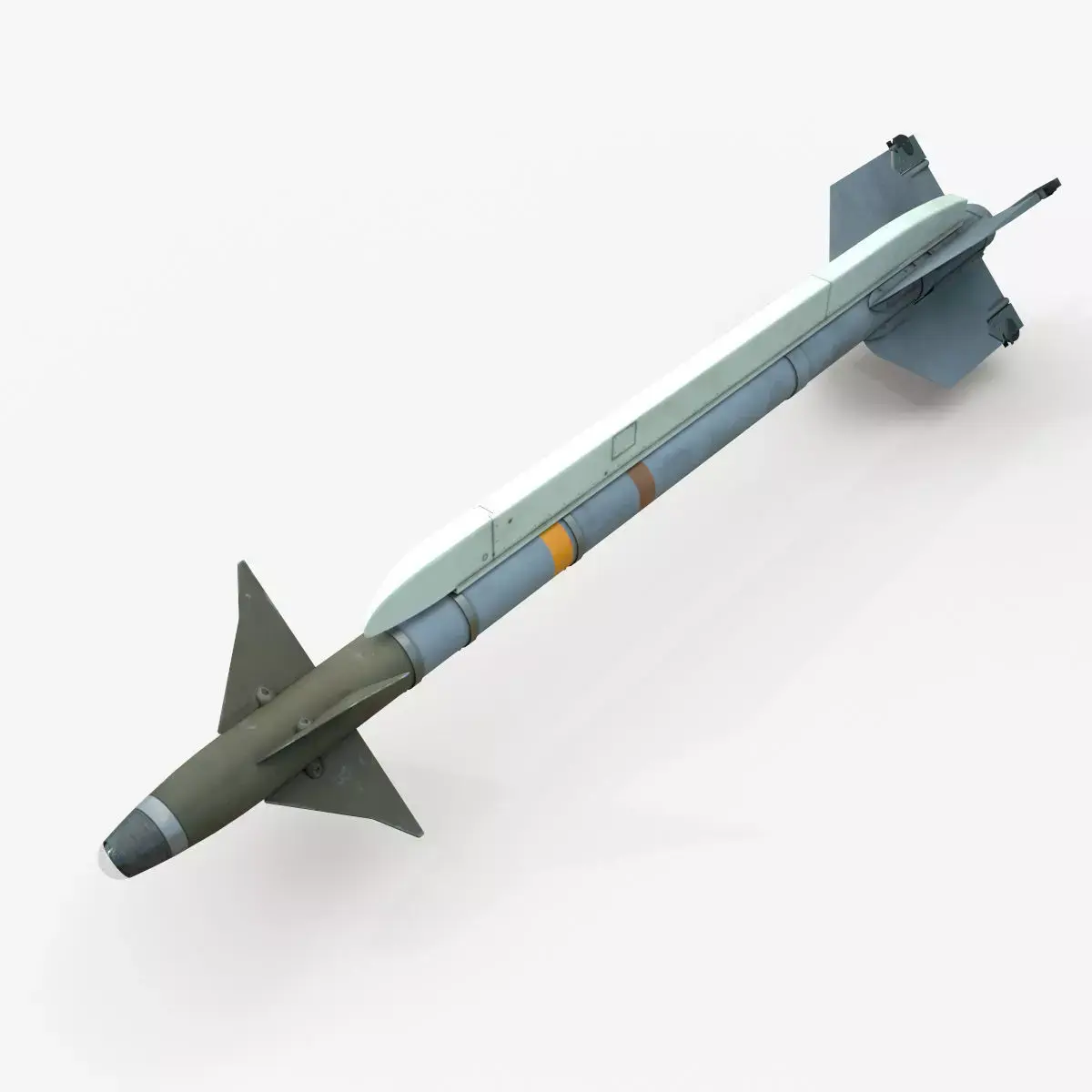 AIM-9 Sidewinder Missile Low-poly 3D model purchase
