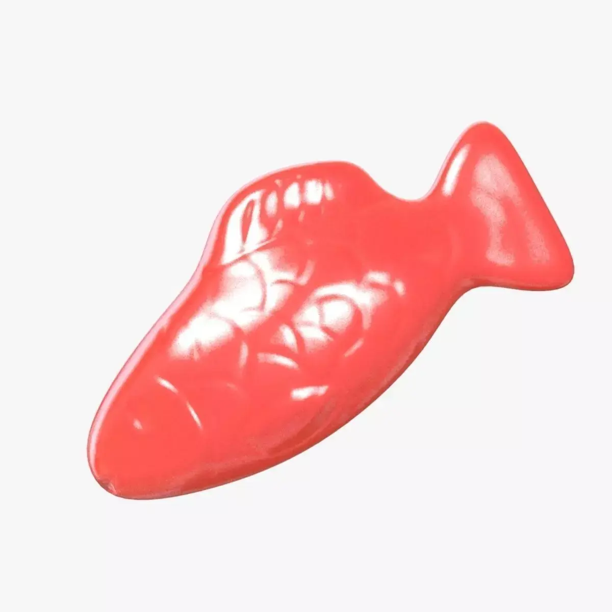 Swedish Fish Red model 3D model