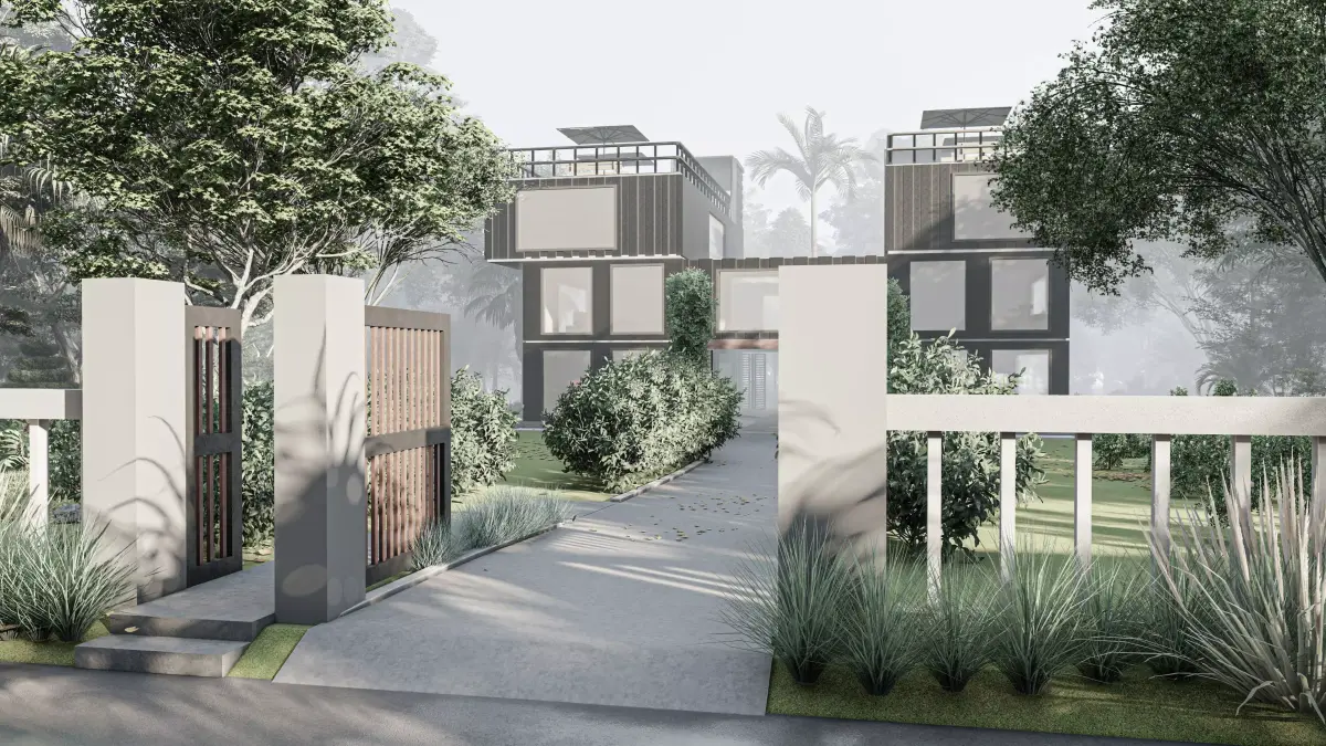 Container Box House 3D model