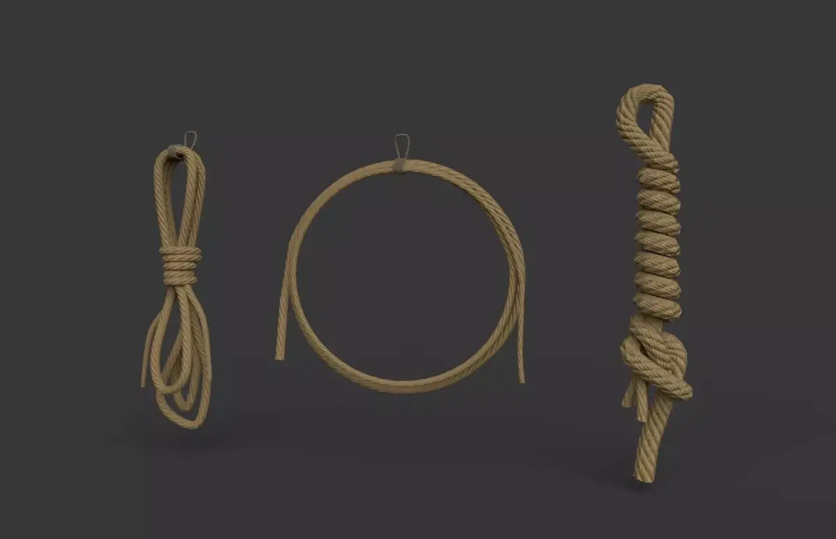 Historic fuse bundles Low-poly 3D model