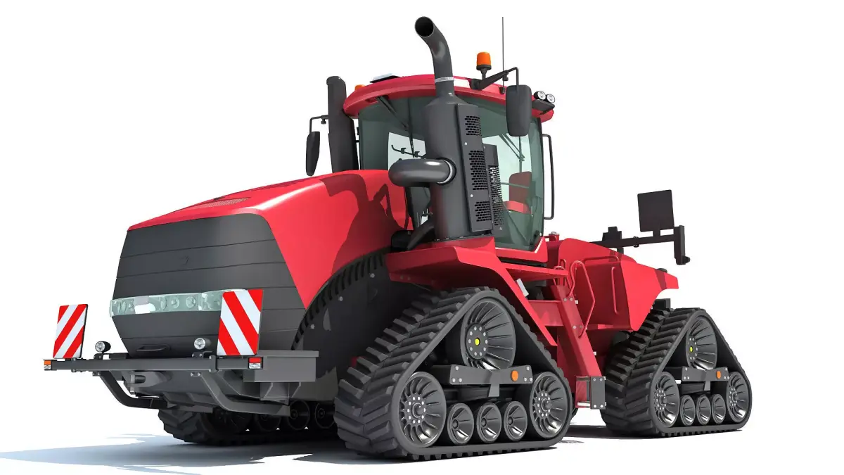 Tracked Articulated Tractor 3D model