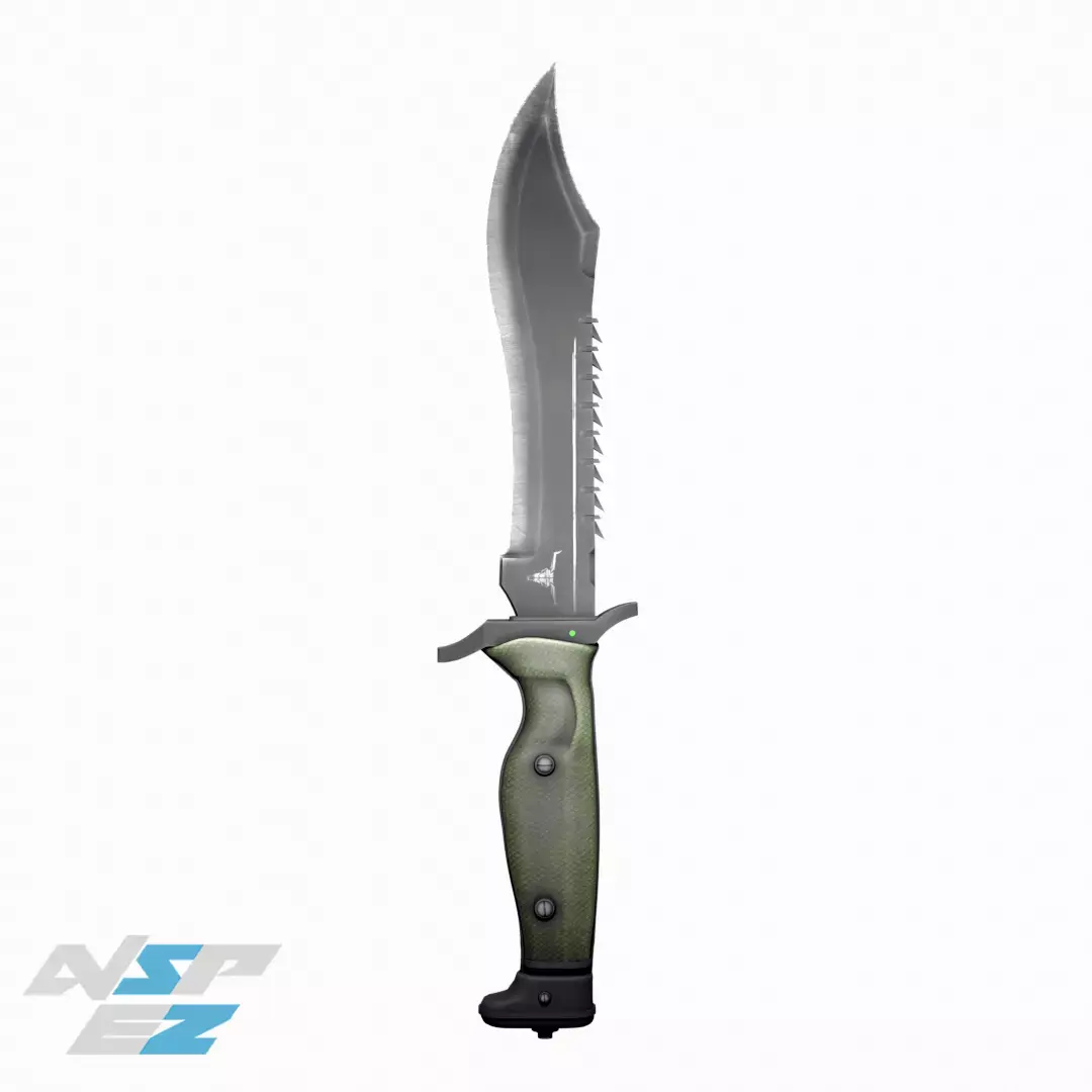Bowie Knife CS GO Knife Low-poly 3D model