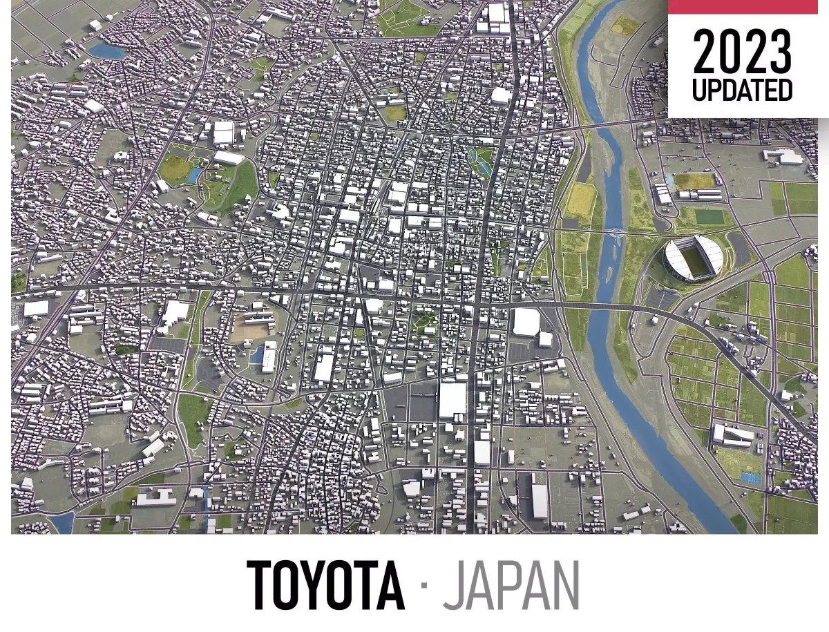 Toyota Low-poly 3D model