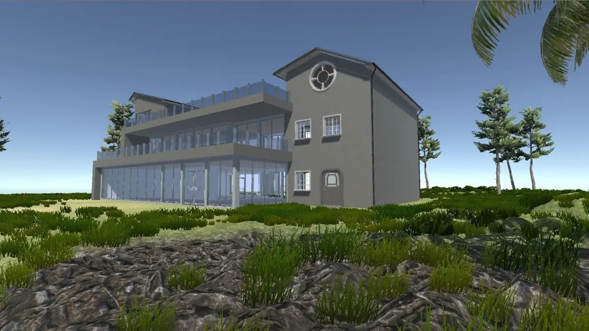 Modern Bungalow for Unity Free 3D model