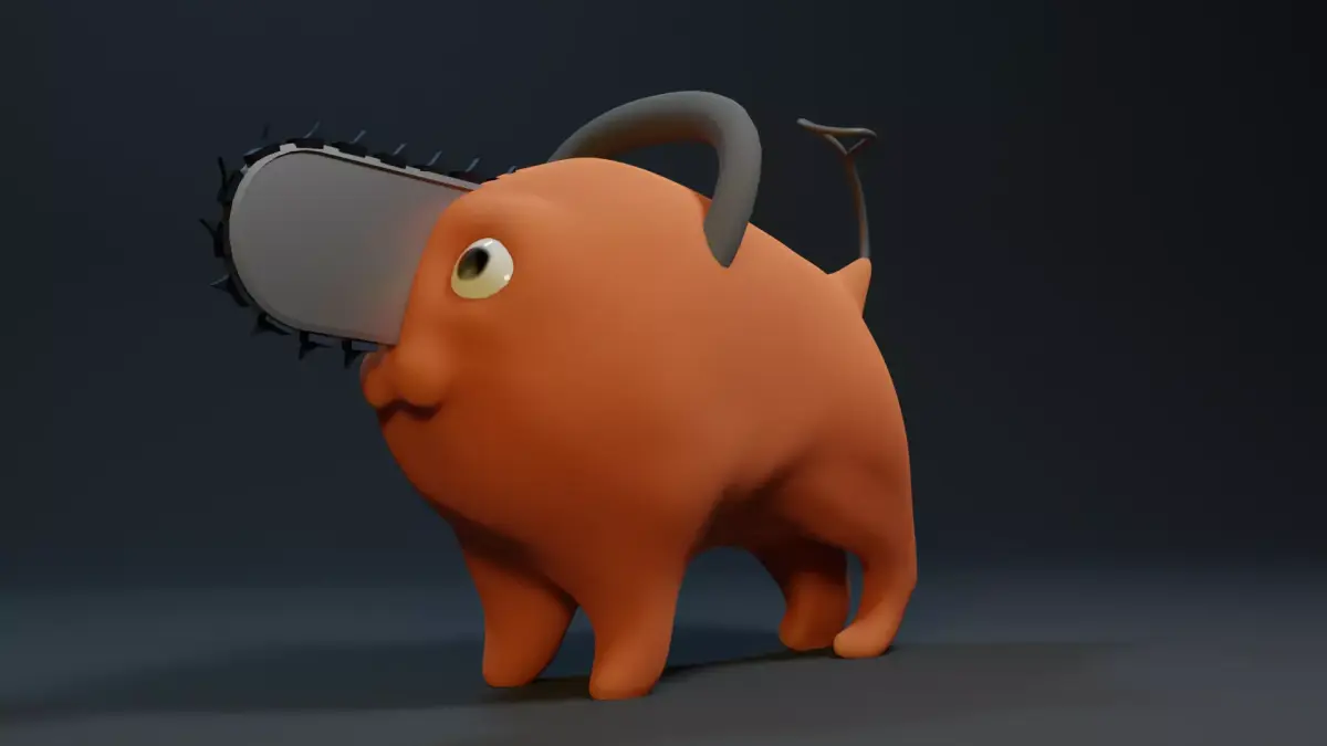 Pochita dog Free 3D model