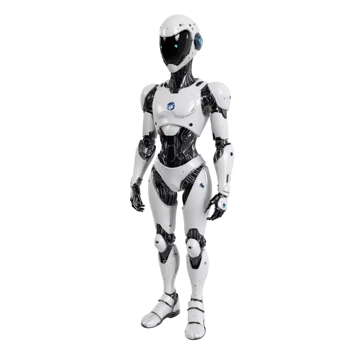 Humanoid Robot Character 8 Low-poly 3D model
