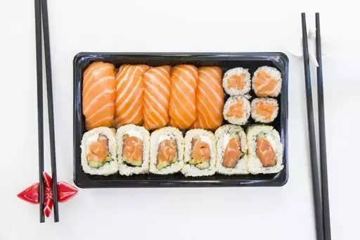 Realistic Sushi Platter 3D model