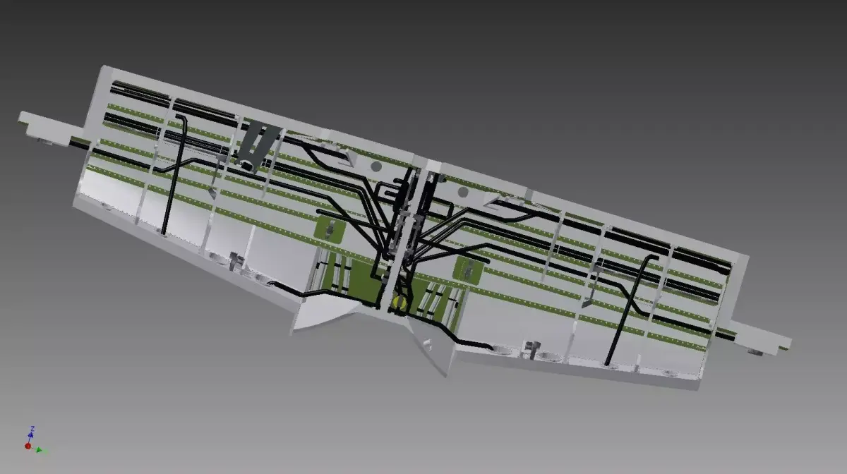 P-51 B-D  details models 1-72 Wheel bay 3D print model