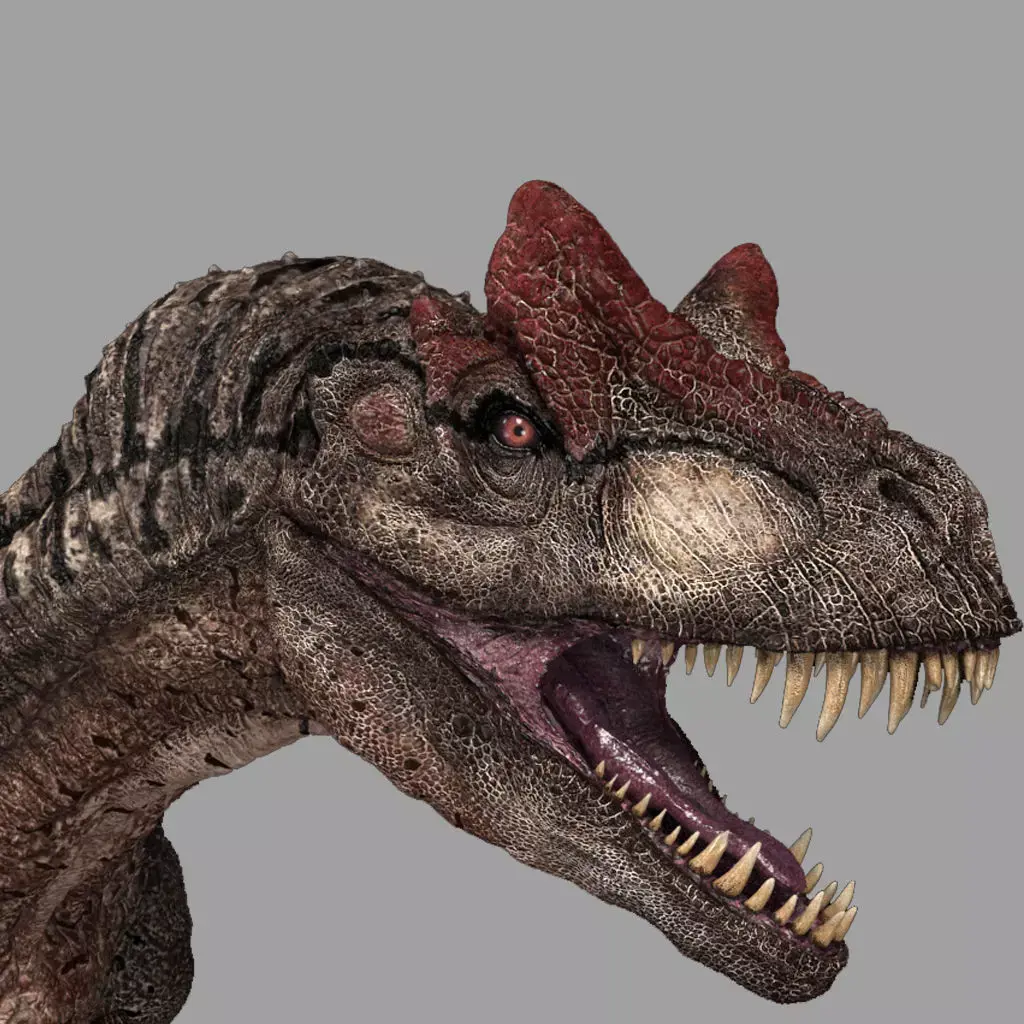 Allosaurus dinosaur Low-poly 3D model get