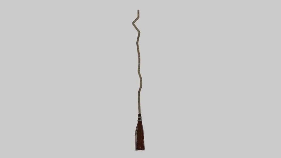 Witch Broom 2 3D model