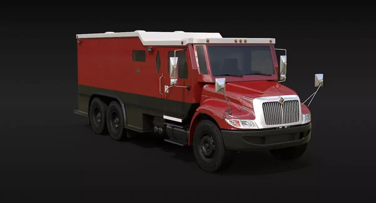 Armored Truck XL 3D model