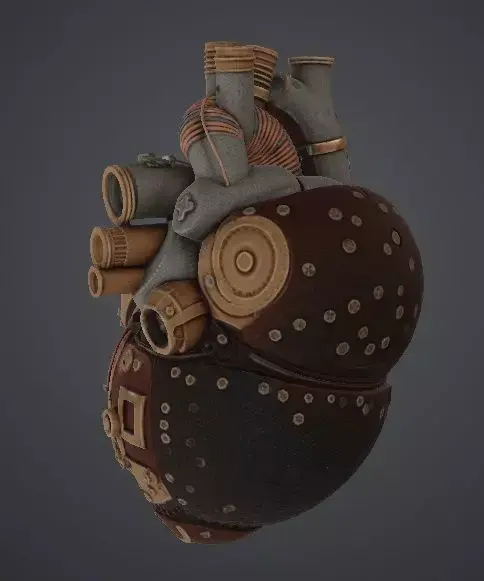 Mechanical Heart 3D print model
