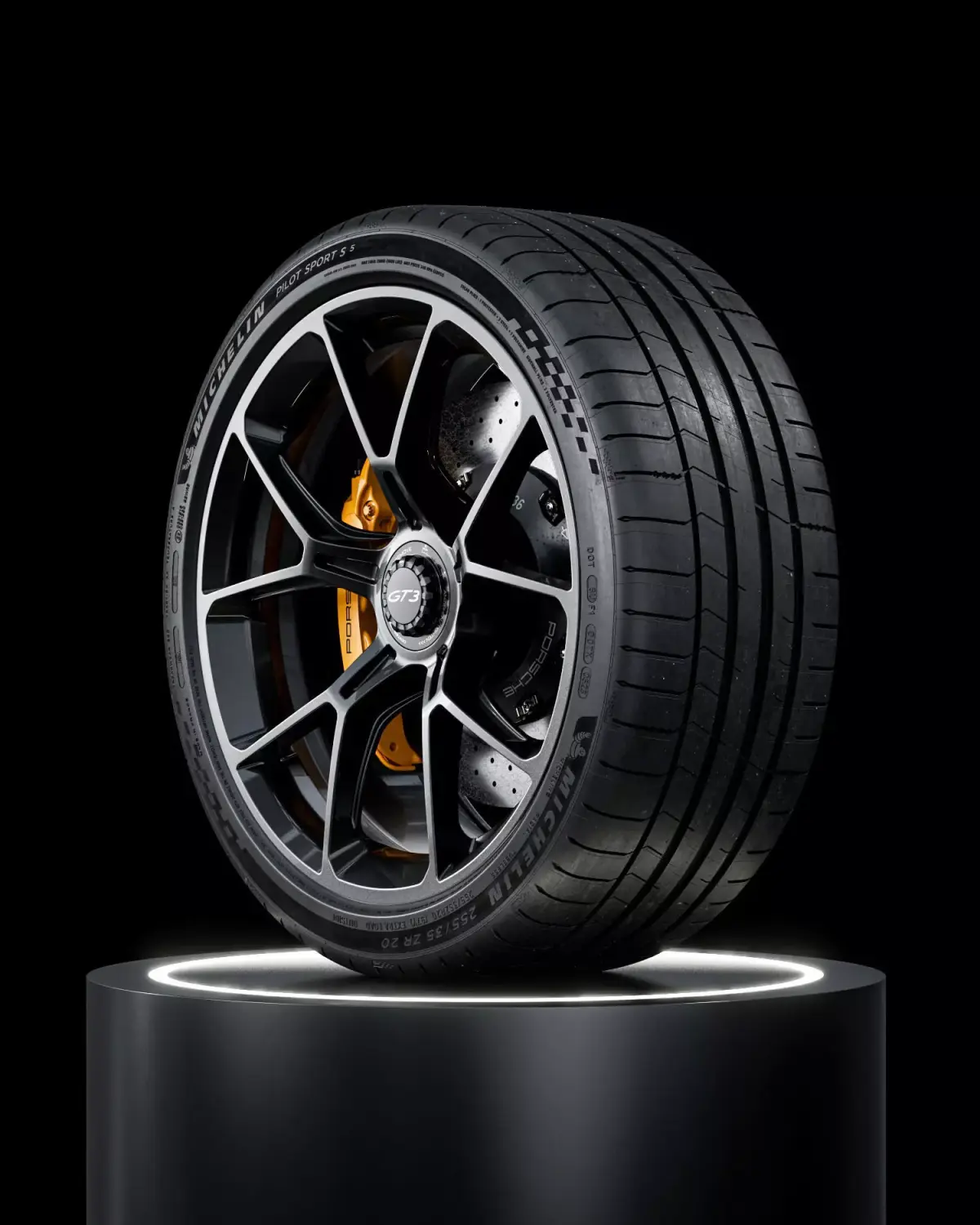Michelin Pilot Sport S 5 255 35 ZR20 97Y 3D model