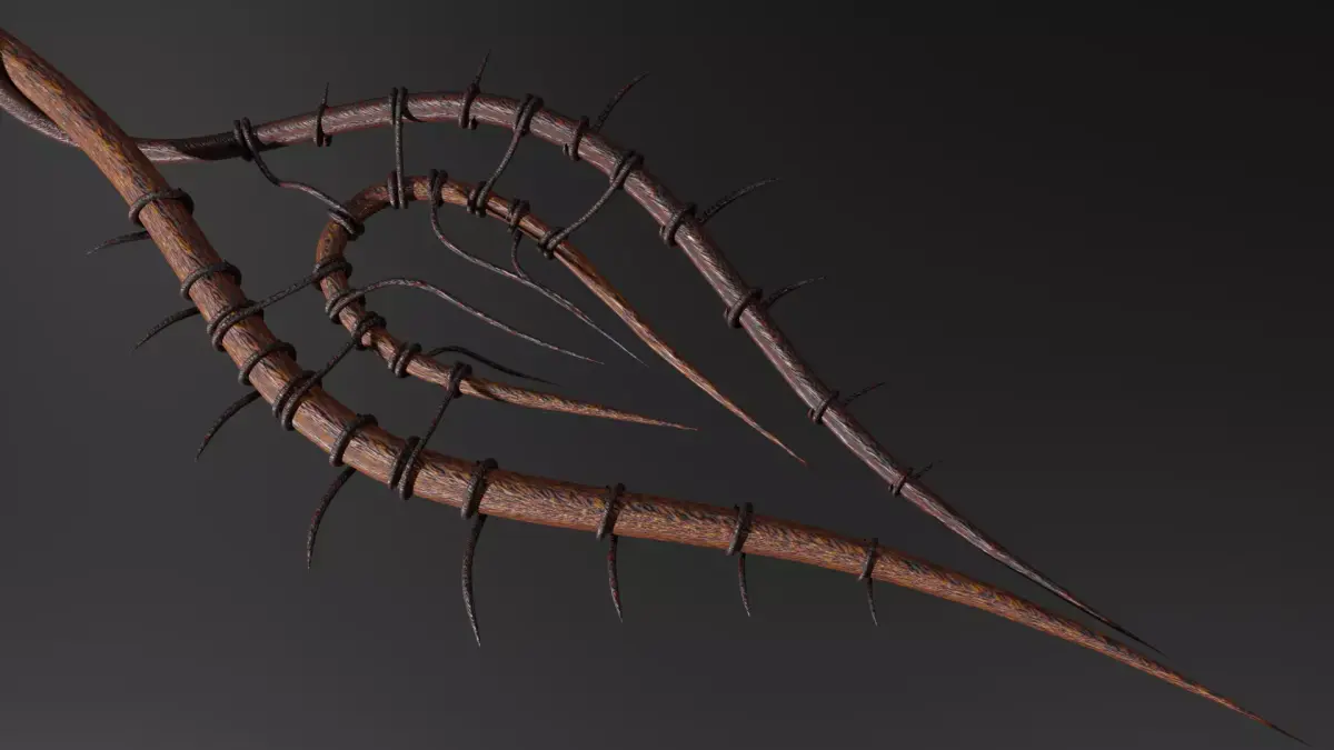 Witch staff 3D model