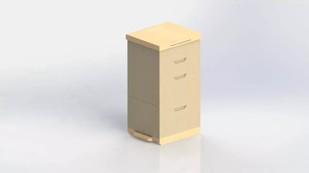 Beehive cabinet 3D model