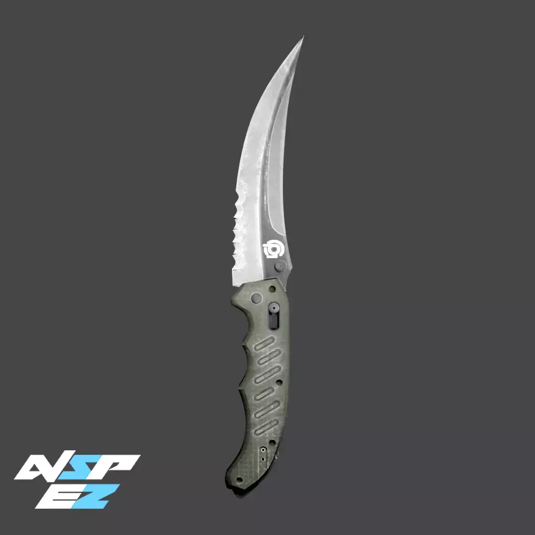 Flip Knife CS GO Knife Low-poly 3D model