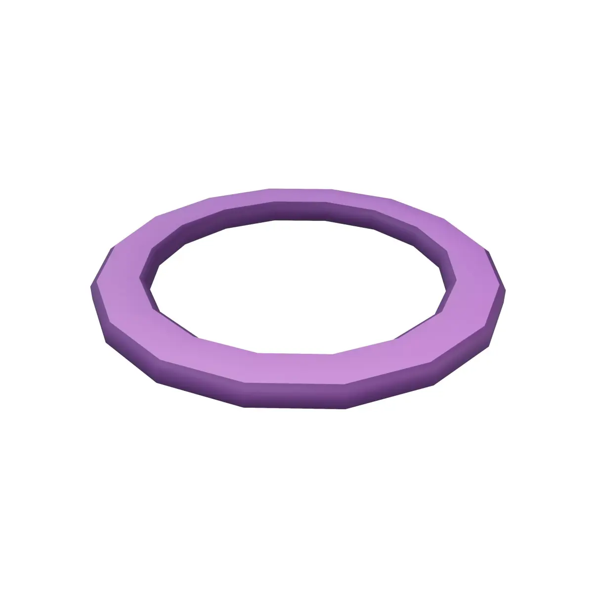 Hollow Circle v1 002 Low-poly 3D model