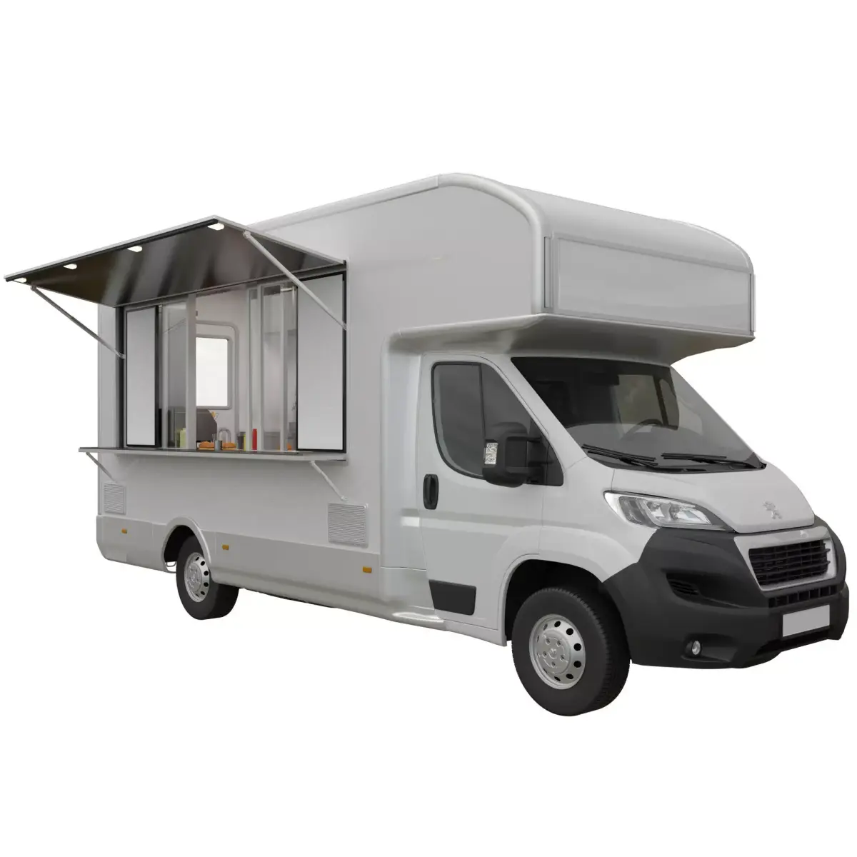 Food Truck New Peugeot Boxter  3D model