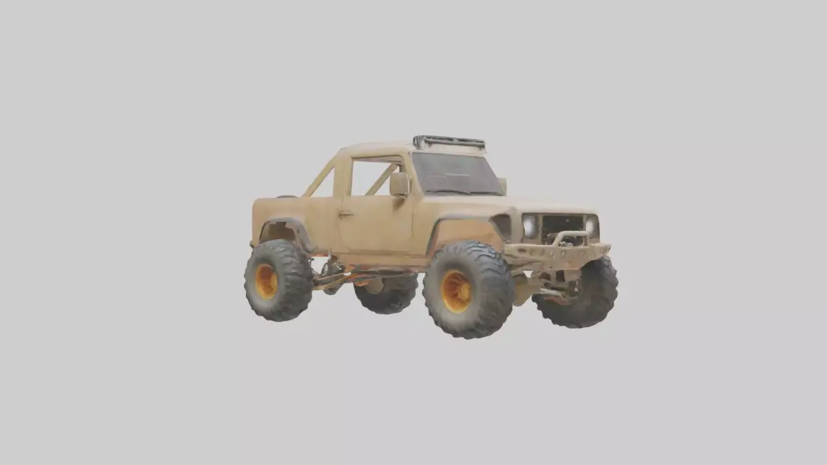 Off Road Vehicle Mode 1 Low-poly 3D model