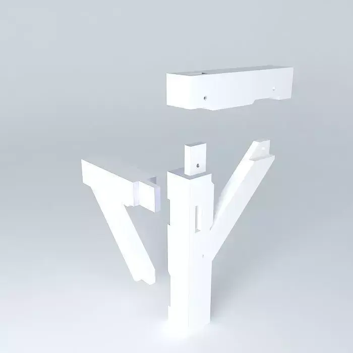 level 2 joinery project exploded Free 3D model