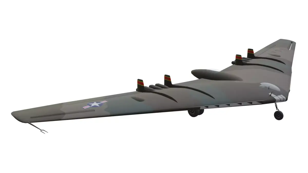 Northrop YB-49 Low-poly 3D model purchase