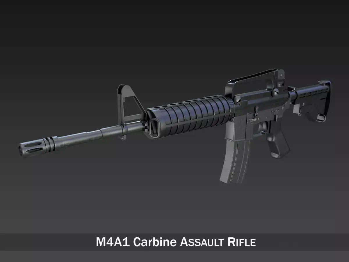 Colt M4A1 Carbine Assault rifle 3D model
