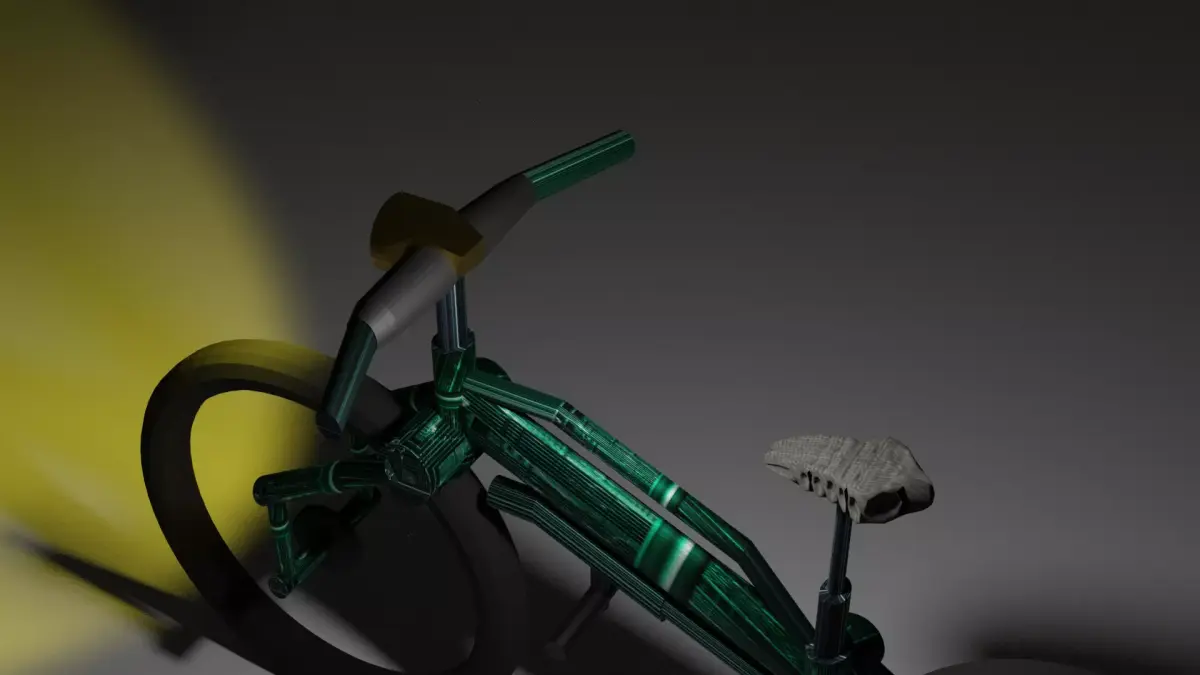 electric cycle 3D model