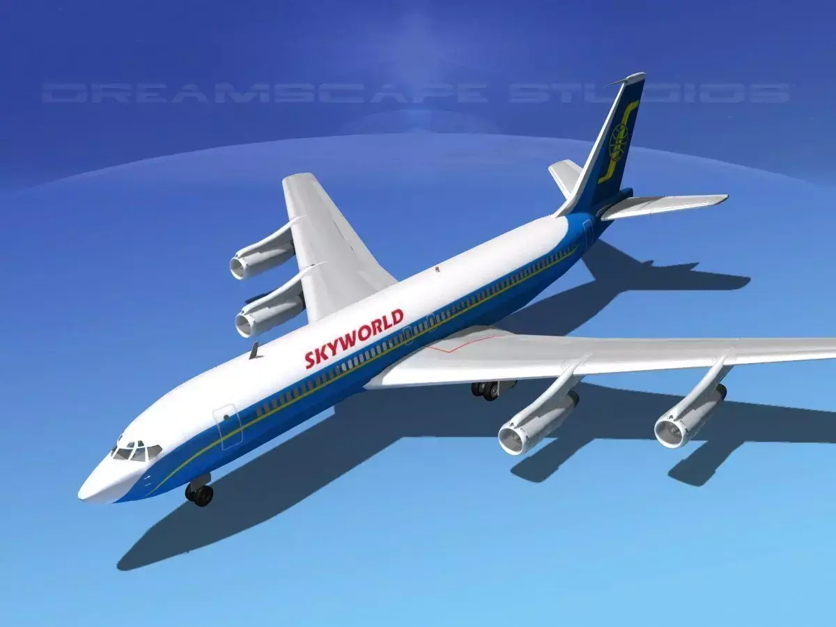 Boeing 707 Skyworld 3D model
