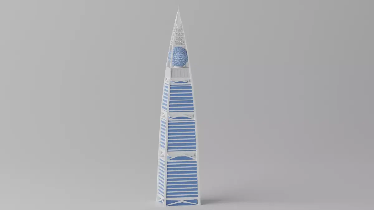 Al Faisaliah Center Riyadh Saudi Arabia 3D model