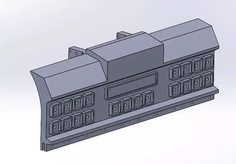 REAR FENDER ACCESSORY FOR TAMIYA TRUCK 3D print model