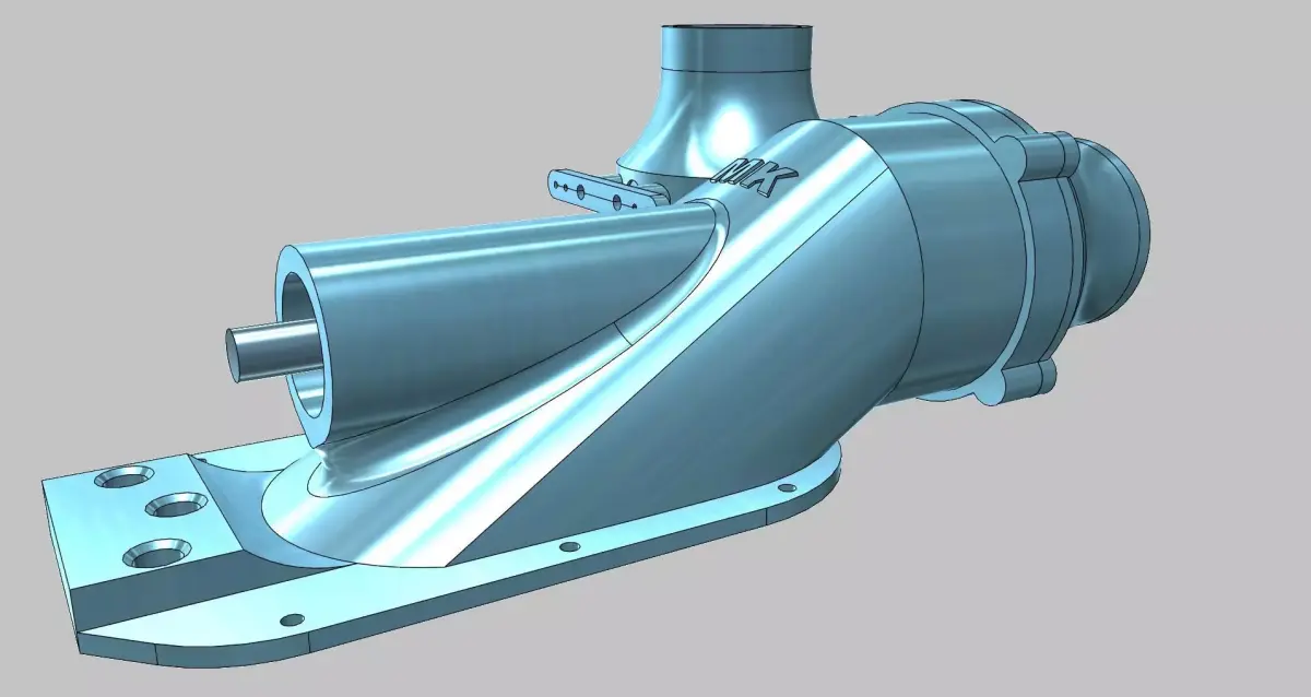 Water Jet Propulsion Unit Hamilton Water Jet Thruster 3D print model