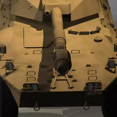 Centauro B1 tank destroyer 3D model