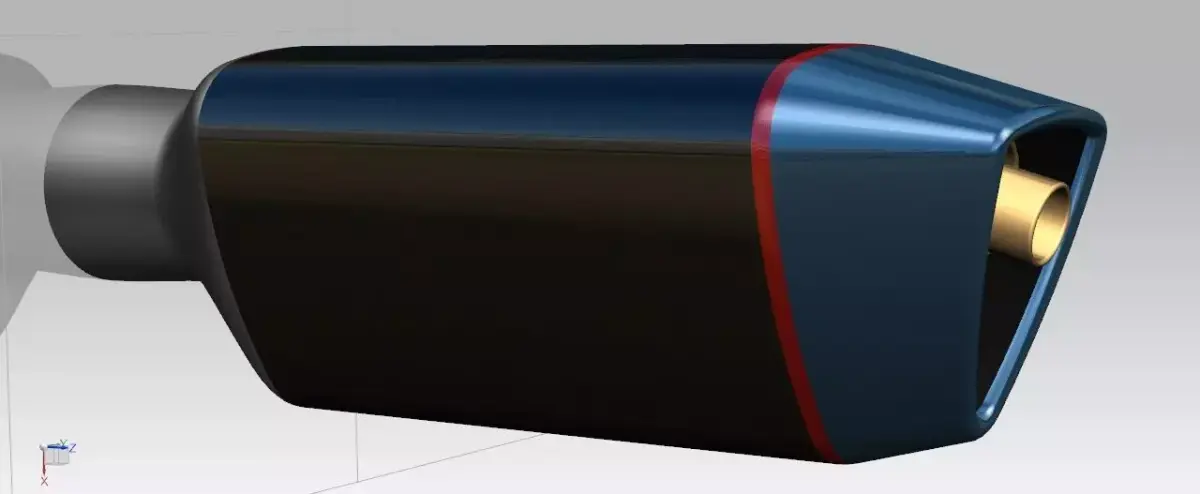 Exhaust Model NX 12 3D model