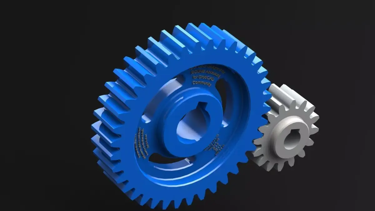 Spur Gear Paramertrized Model CATIA v5 original model 3D model